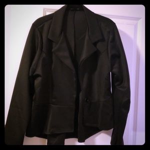 Black peplum jacket